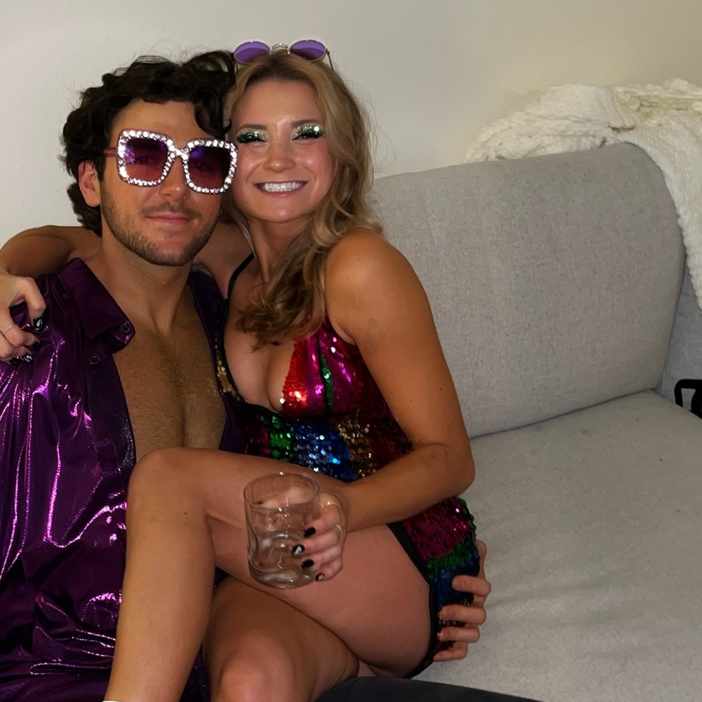 Pretty Little Thing Sequin Minidress | Disco Dress | Disco Costume | Worn Once